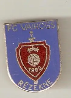 ФК Вайрогс Резекне. (Латвия - высшая лига) 1993.. Горячая эмаль ! Очень редкий