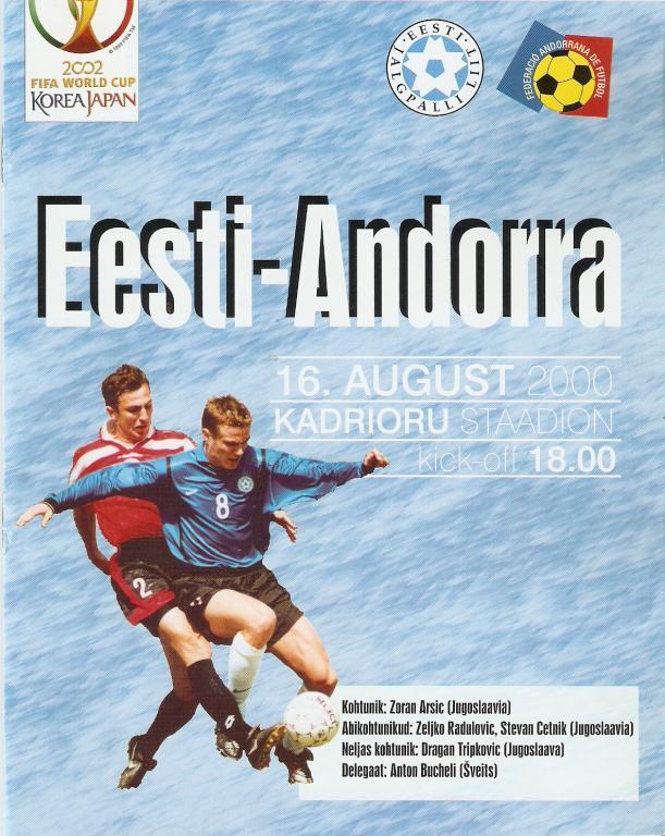 Эстония - Андорра - 2000 ОЧМ