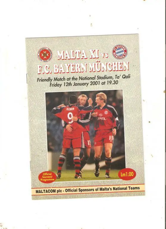 Мальта - Бавария - 12.01.2001 Тов. матч