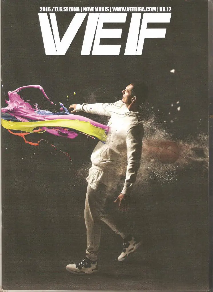 Буклет журнал - ВЭФ Рига с представл. команды -2016-17