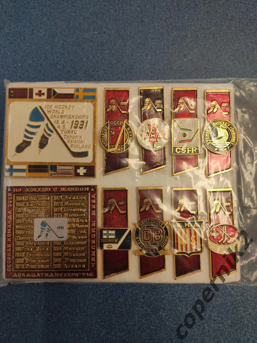 Набор. Чемпионат мира по хоккею 1991