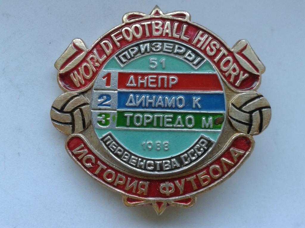 Днепр Днепропетровск Чемпион СССР 1988