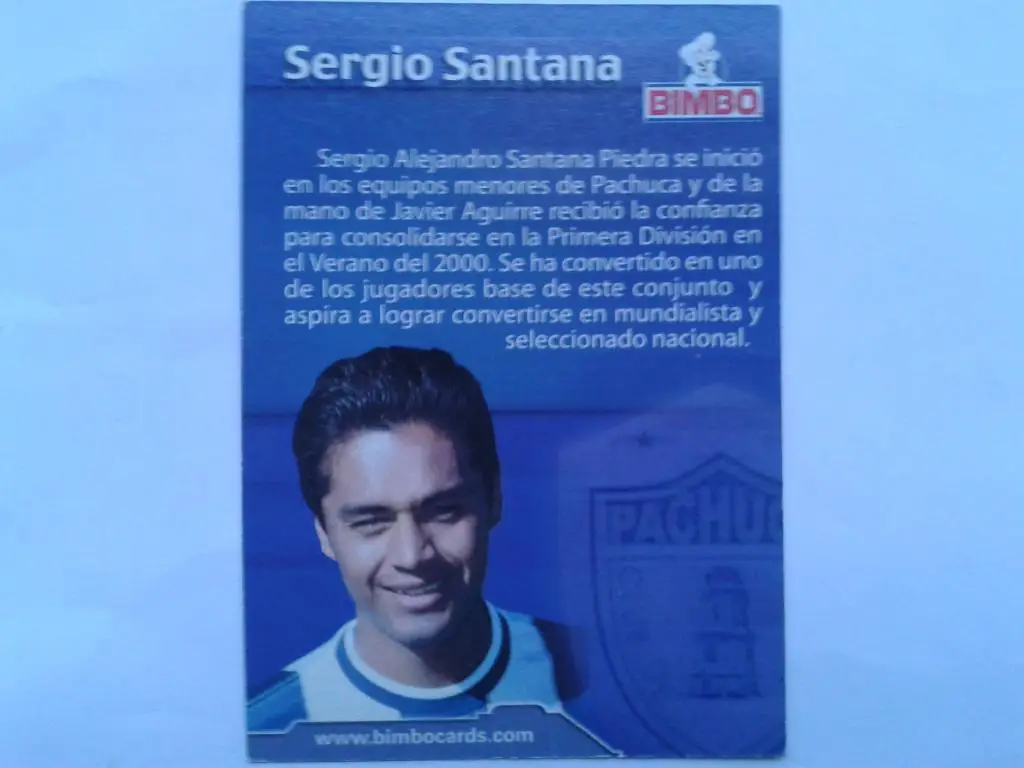 Сергио Сантана-карточка 1