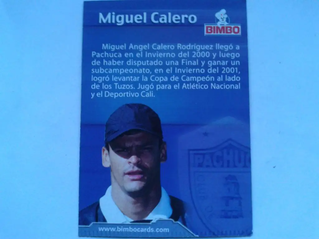 Мигель Калеро-карточка 1