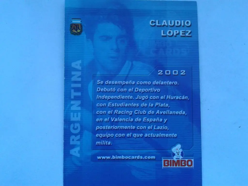 Клаудио Лопез-карточка 1