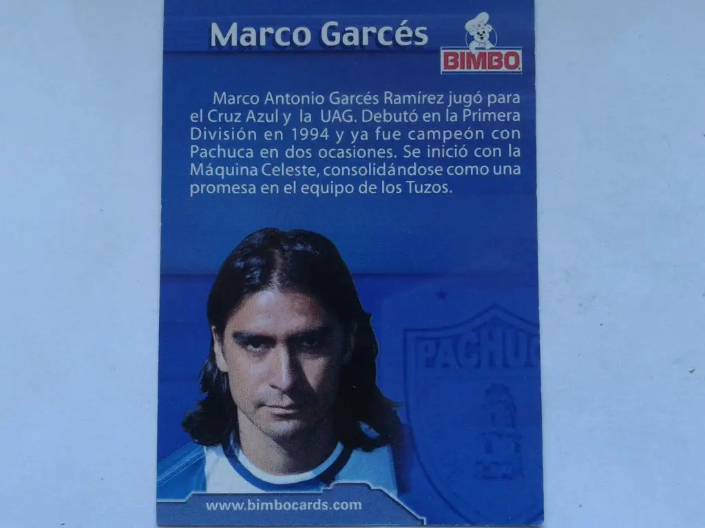 Антонио Гаркес-карточка 1