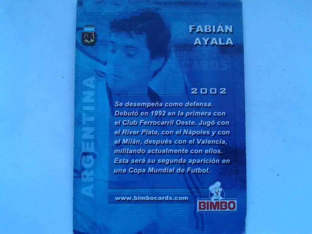 Фабиан Аяла-карточка 1