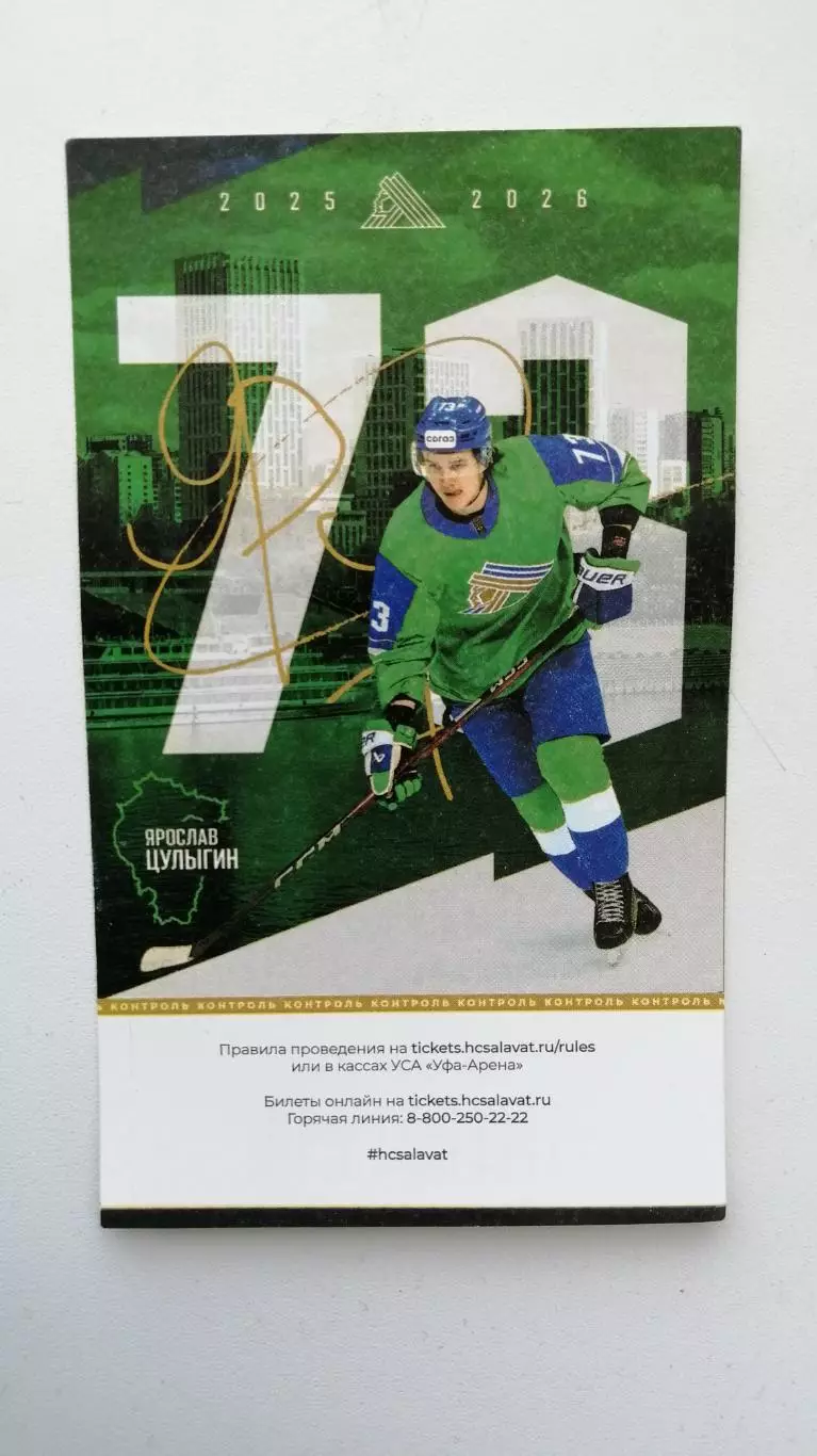 Хоккей Салават Юлаев Металлург 13. 02.26 Цулыгин