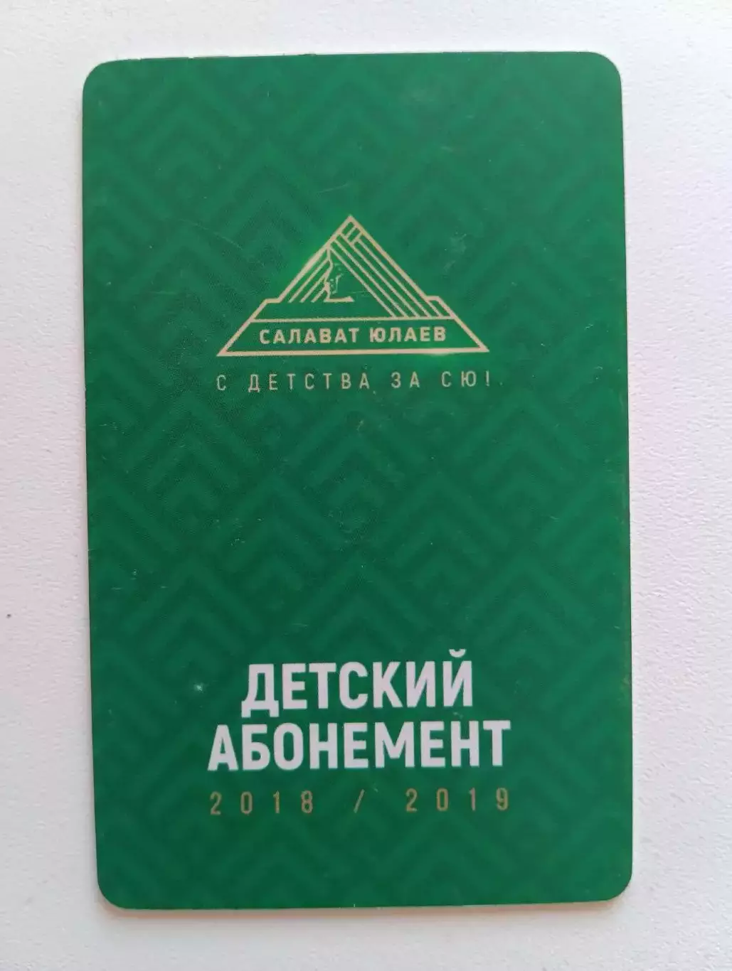Абонемент Салават Юлаев 18-19 детский пластик
