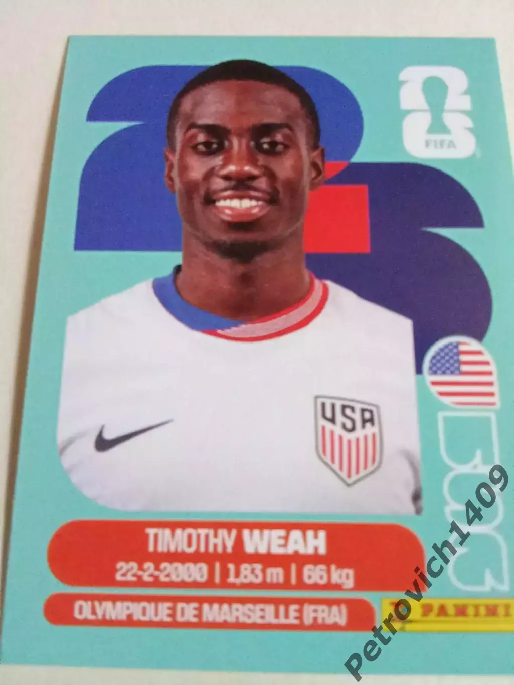 Timothy Weah .Чемпионат мира 2026 .