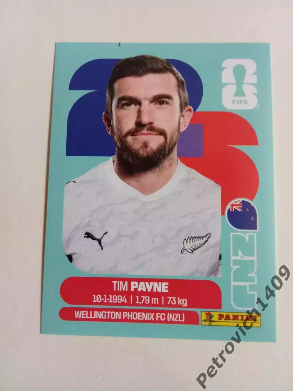 Tim Payne . Чемпионат мира 2026 .