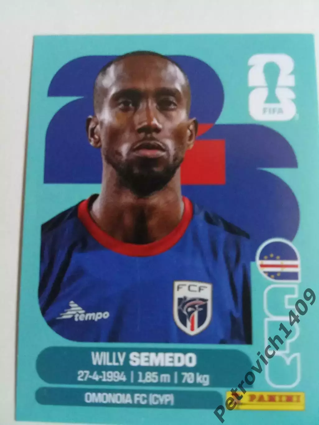 Villy Semedo . Чемпионат мира 2026 .