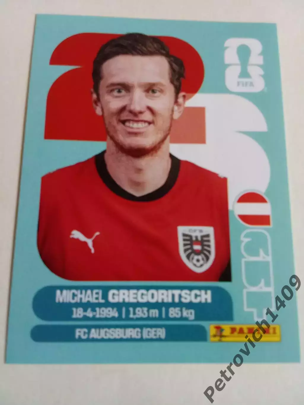 Michael Gregoritsch . Чемпионат мира 2026 .