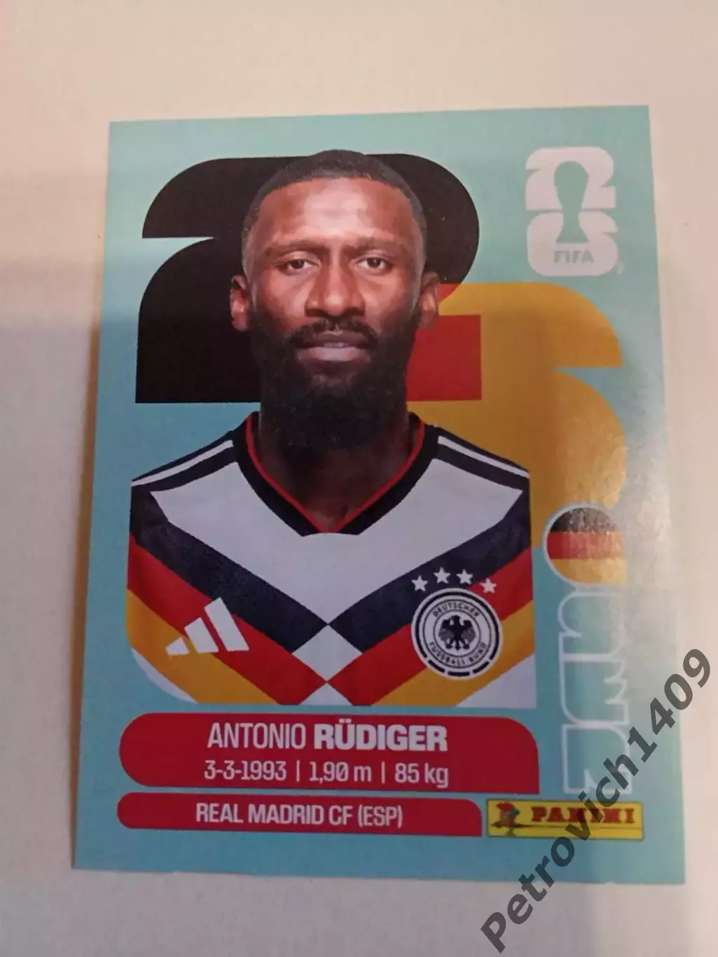 Antonio Rudiger . Чемпионат мира 2026 .