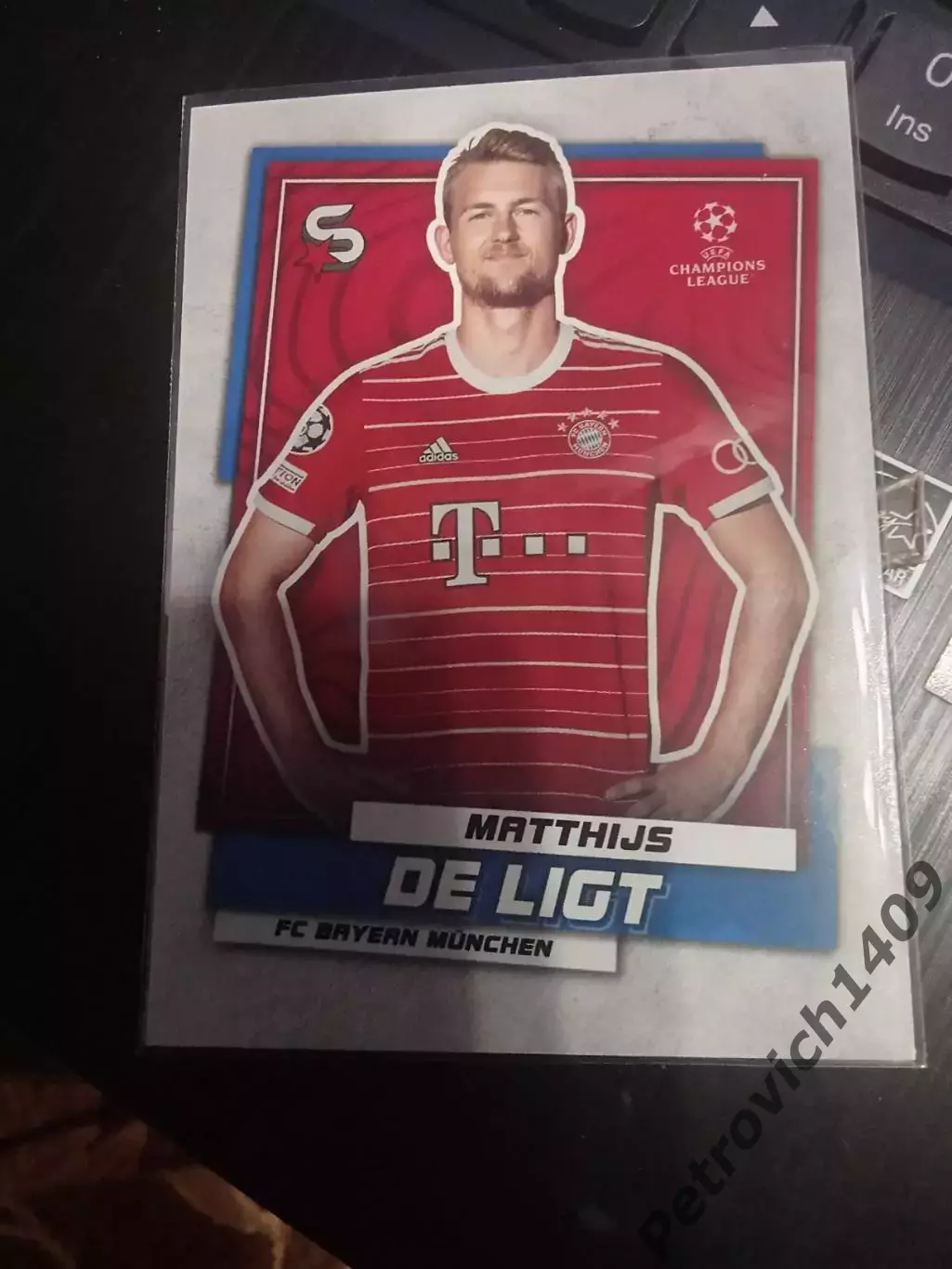 Topps superstar 2022-23 Matthijs de ligt ФК Бавария