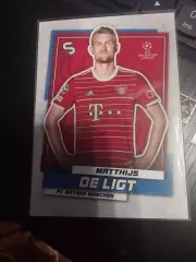 Topps superstar 2022-23 Matthijs de ligt ФК Бавария