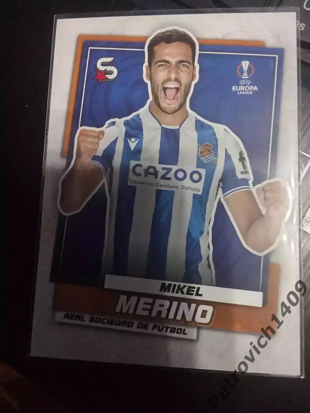 Topps superstar 2022-23 Mikel Merino ФК Реал Сосьедад