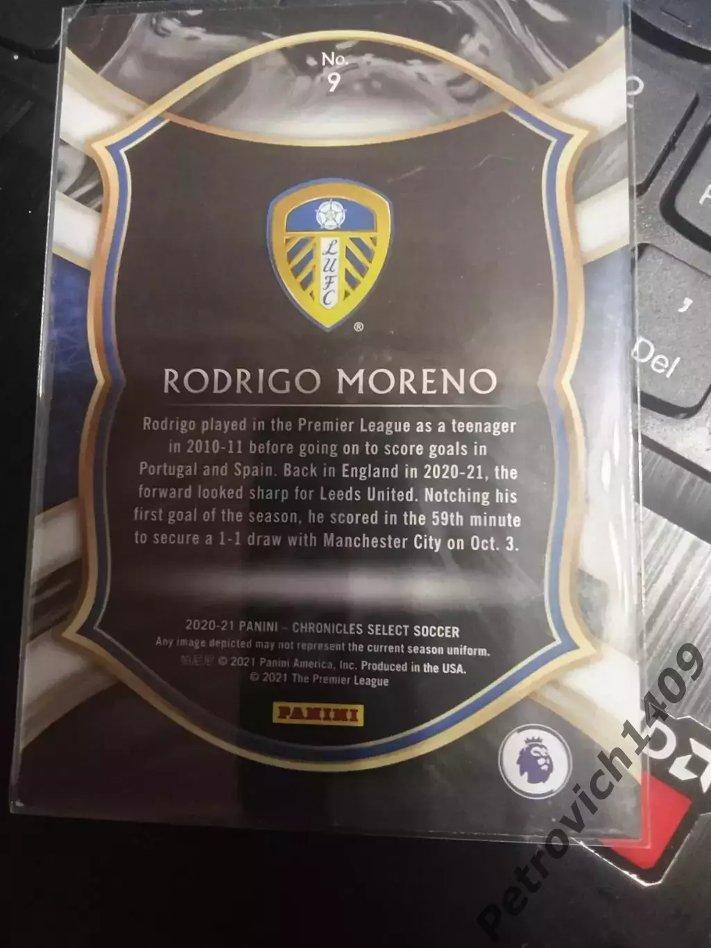 Panini Chronicles soccer Rodrigo Moreno 1
