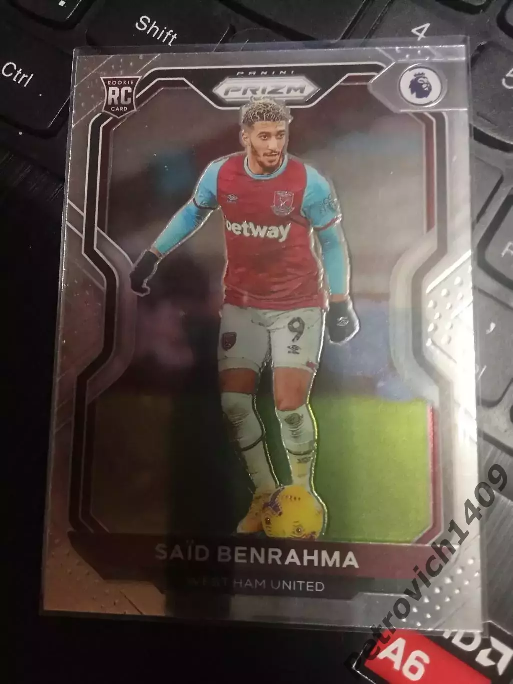 Panini Chronicles soccer Said Benrahma