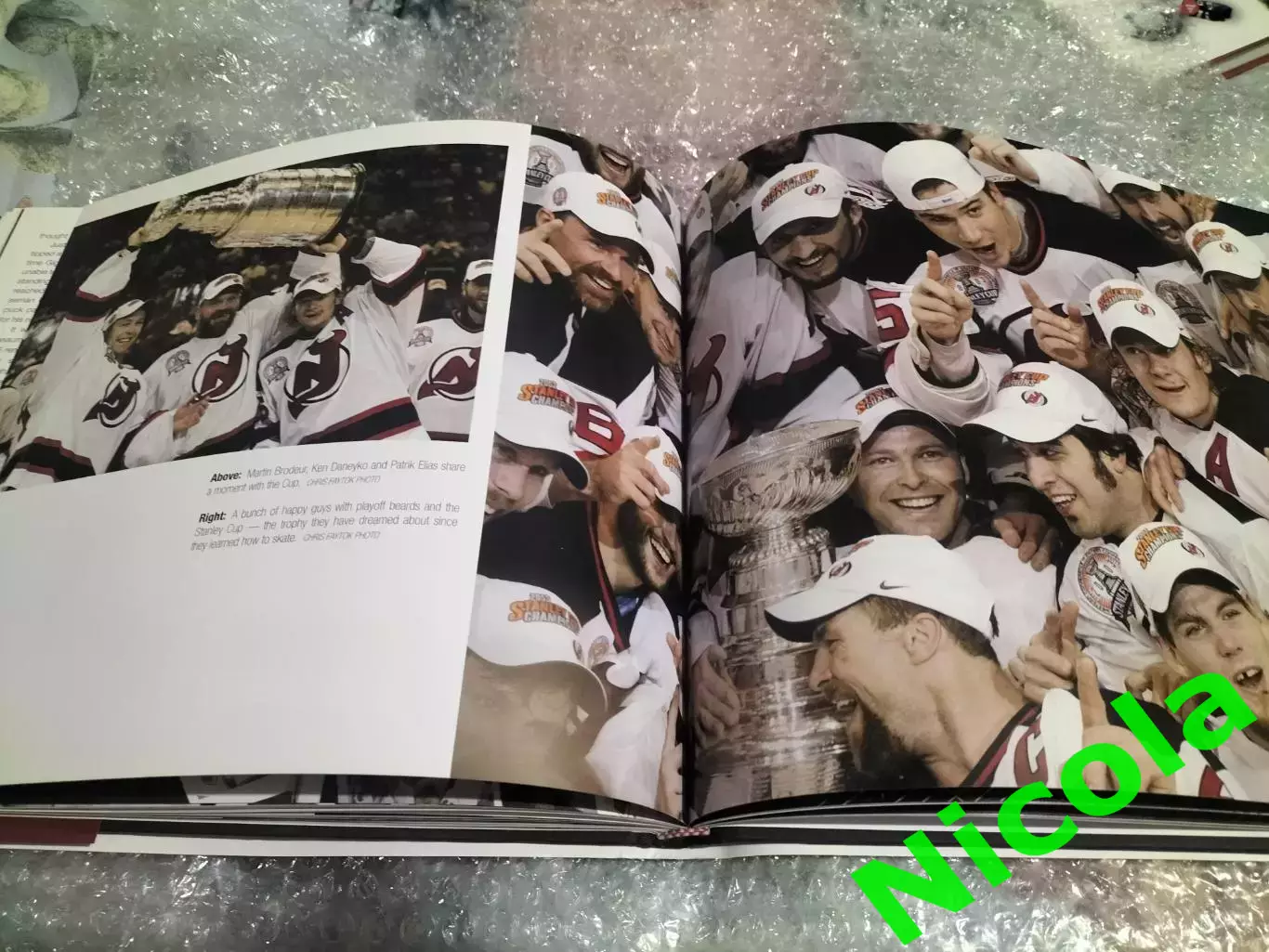 Книга альбом 25 лет истории Нью -Джерси Дэвилз(США). 7