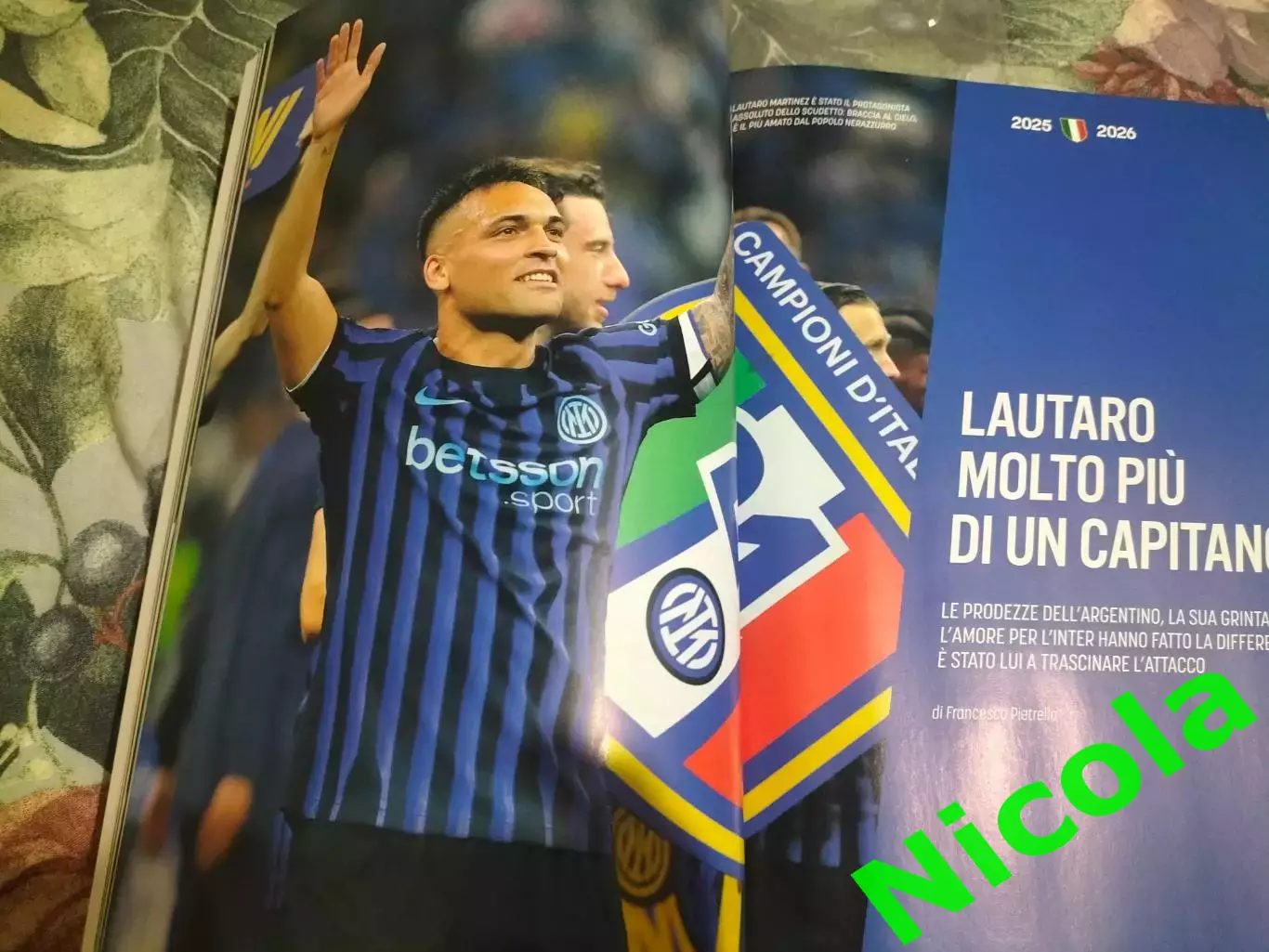 Фотокнига Campioni-Inter 21-е скудетто 2025/2026. 2