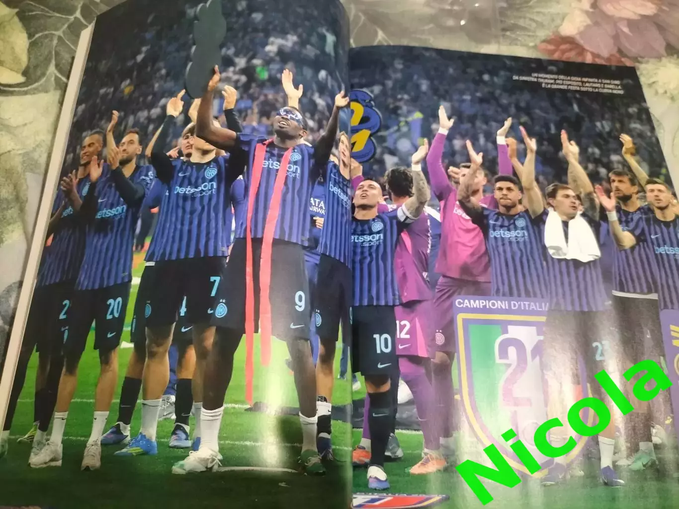 Фотокнига Campioni-Inter 21-е скудетто 2025/2026. 6