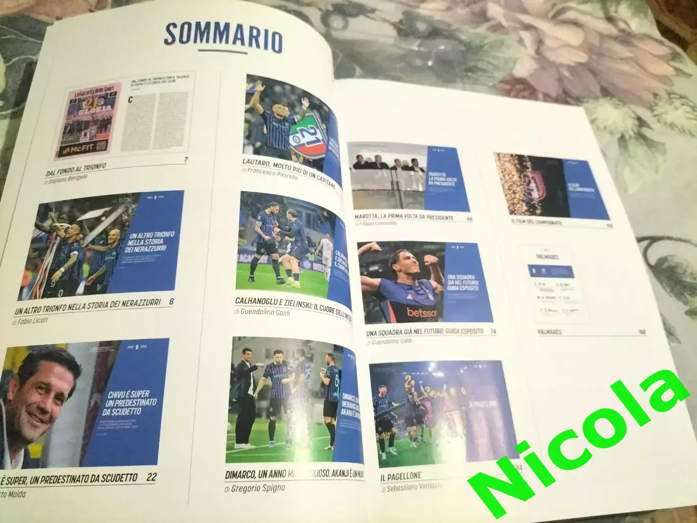Фотокнига Campioni-Inter 21-е скудетто 2025/2026. 1