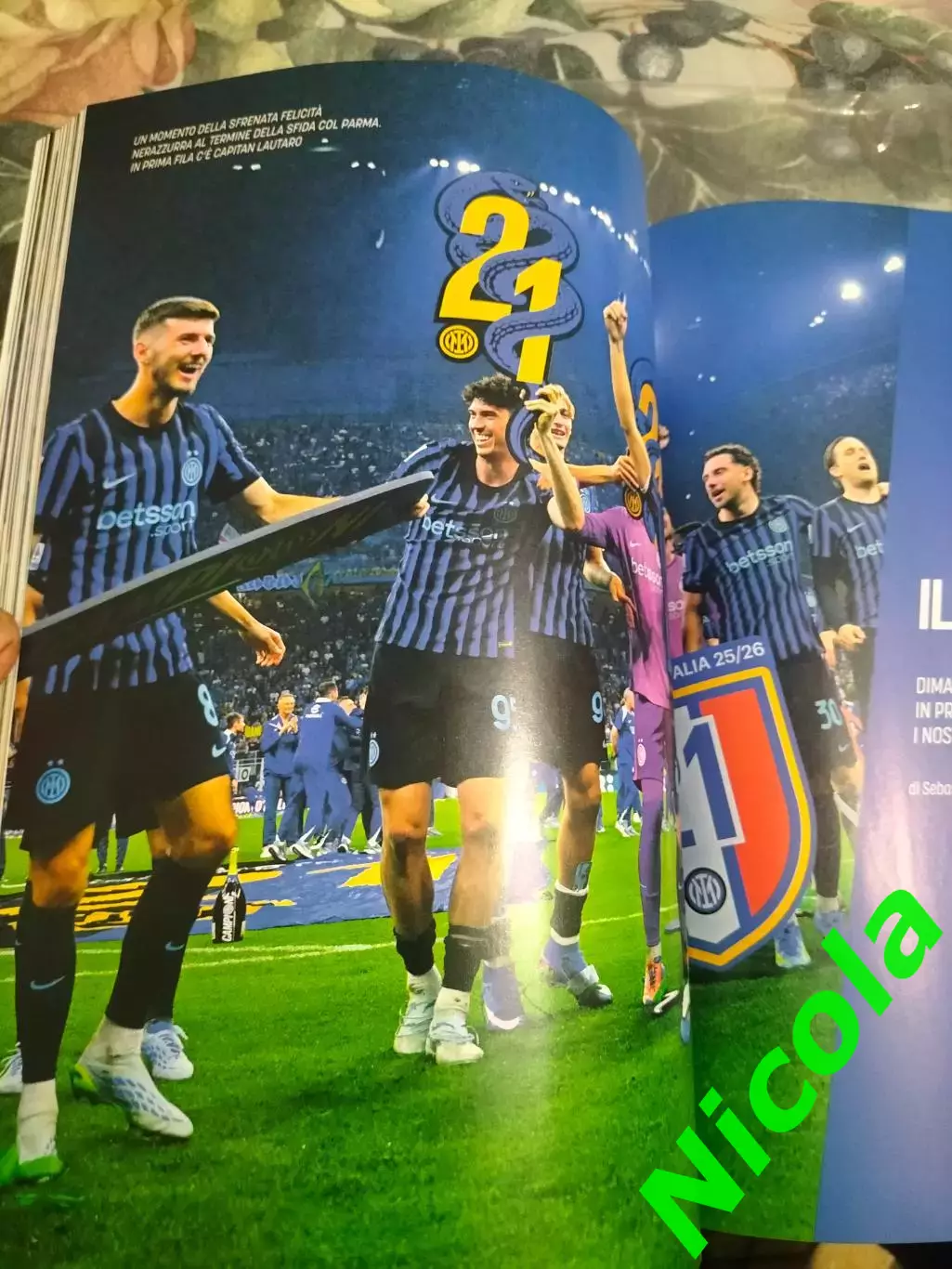 Фотокнига Campioni-Inter 21-е скудетто 2025/2026. 4