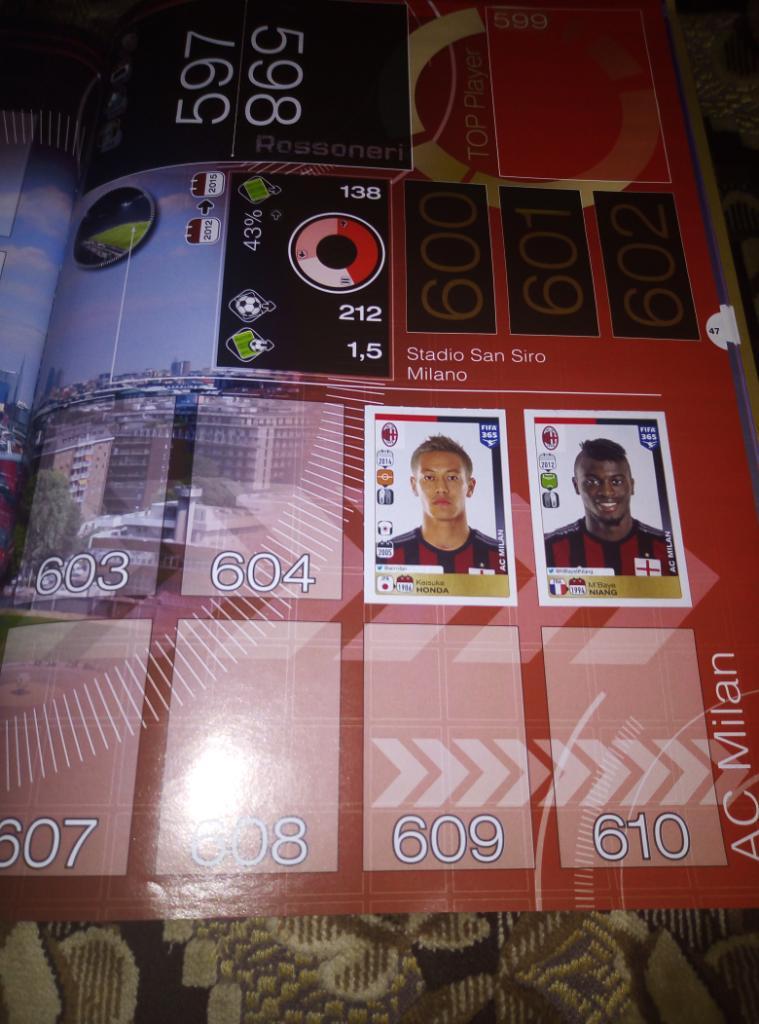 Альбом Panini 2016-FIFA 365. 6