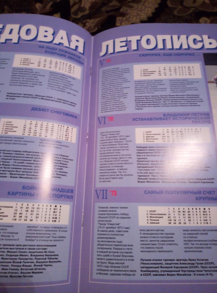 Журнал к Кубку Балтики по хоккею 1997 года. 2