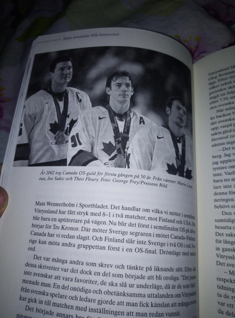 Книга Шведский хоккей, издана 2002 год. 3
