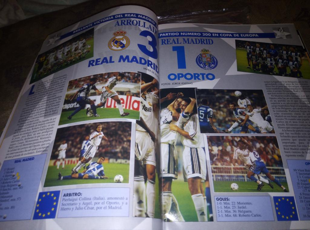Официальный журнал Реал, Мадрид за ноябрь 1999г. 1