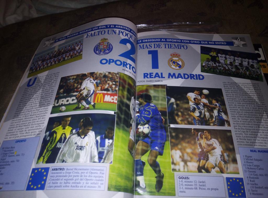 Официальный журнал Реал, Мадрид за ноябрь 1999г. 2