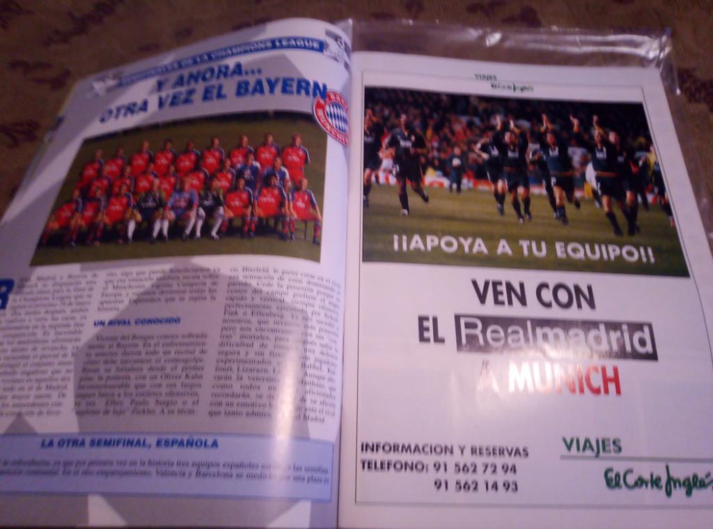 Официальный журнал Реал, Мадрид за май 2000 г. 3