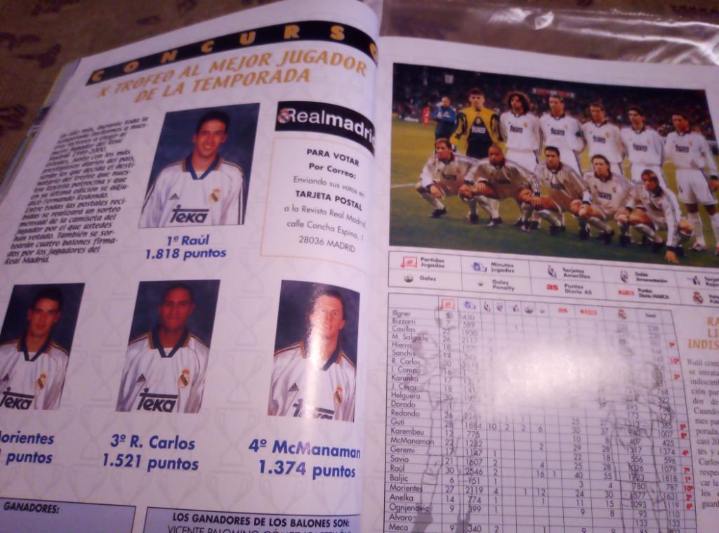 Официальный журнал Реал, Мадрид за май 2000 г. 5