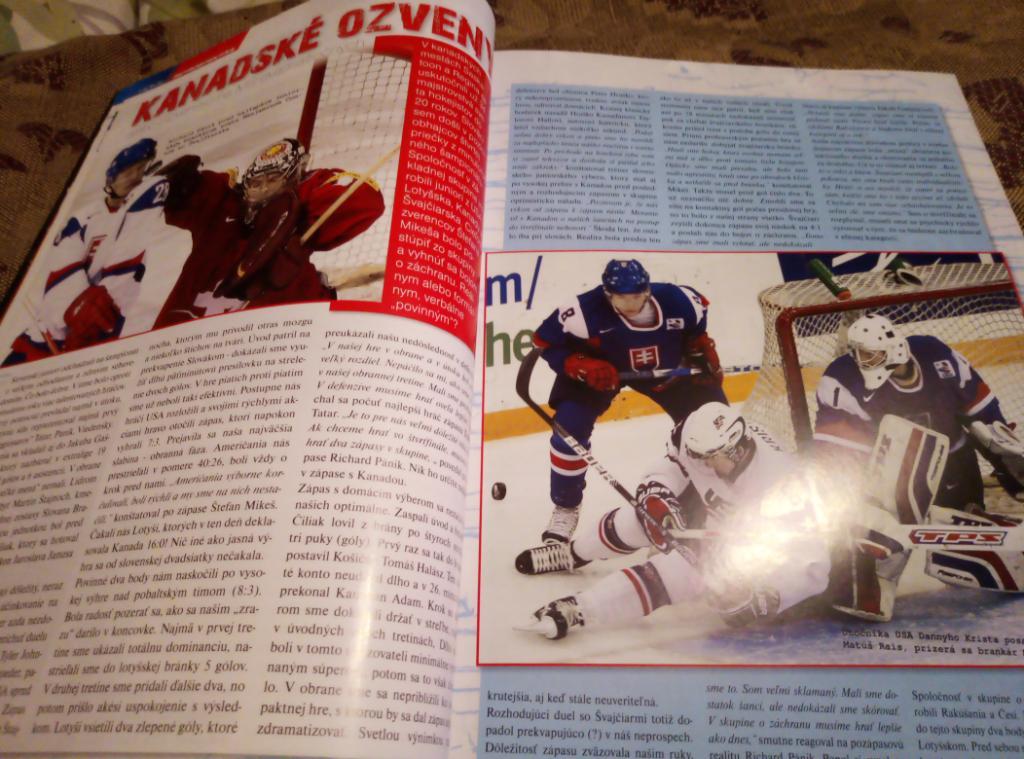 Словацкой журнал Хоккей за февраль 2010года. 2