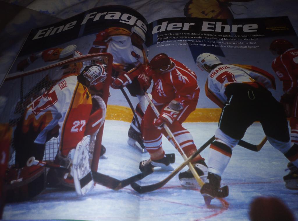 Австрийский журнал Sportmagazin к ЧМ по хоккею 1996 года в Австрии. 3