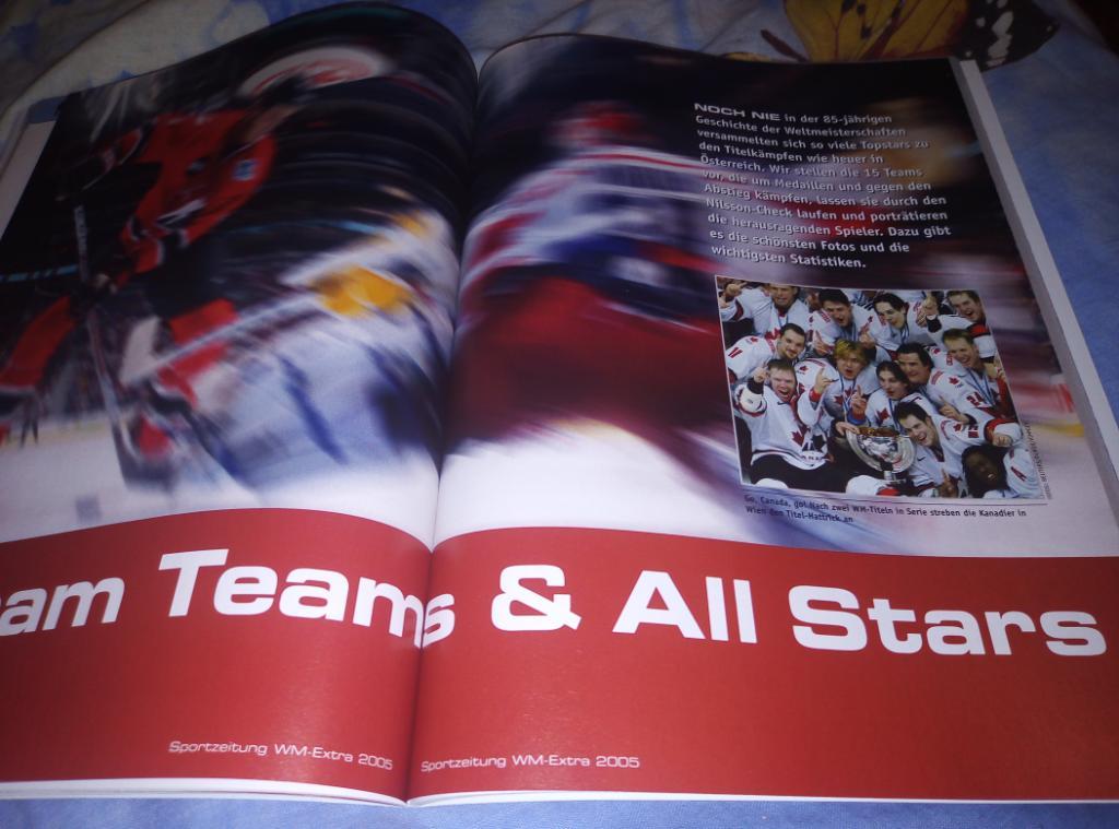 Австрийский журнал Sportzeitung к ЧМ по хоккею 2005 года в Австрии. 3
