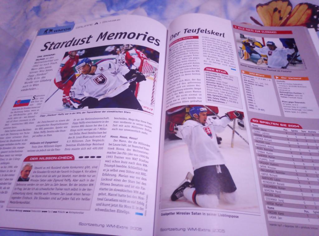 Австрийский журнал Sportzeitung к ЧМ по хоккею 2005 года в Австрии. 4