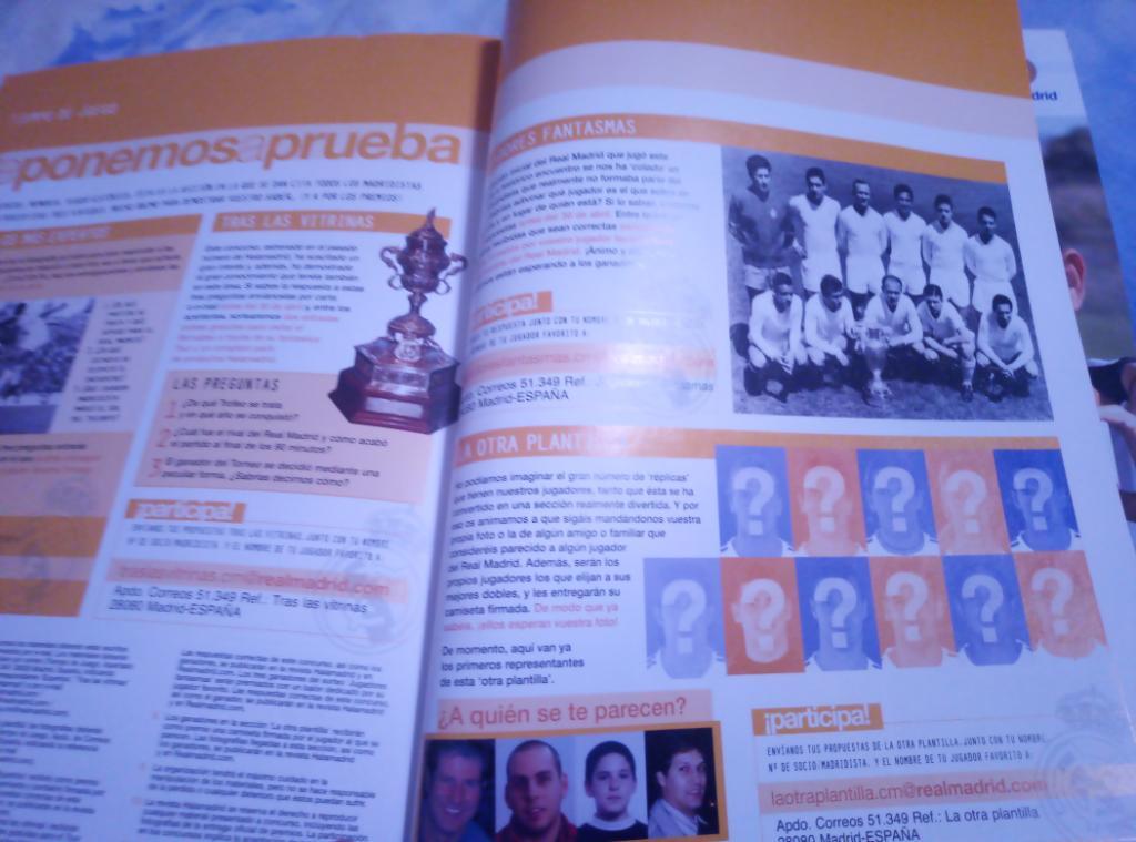 Испанский журнал по футболу Hala Madrid за март-май 2004 года. 6
