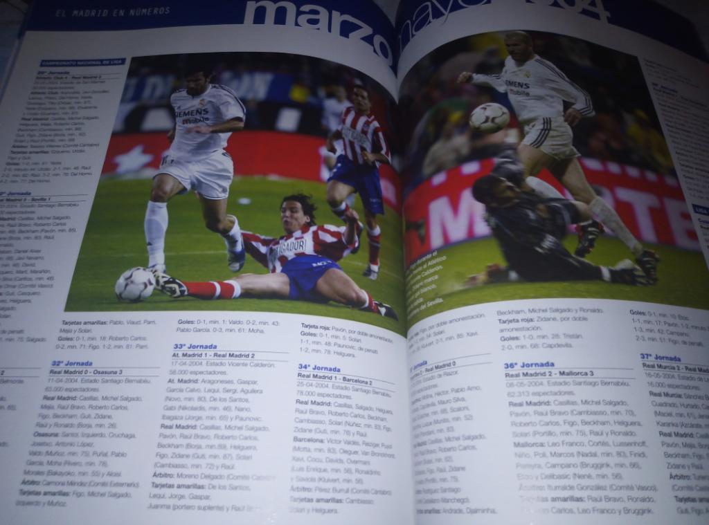 Испанский журнал по футболу Hala Madrid за июнь-август 2004 года. 6