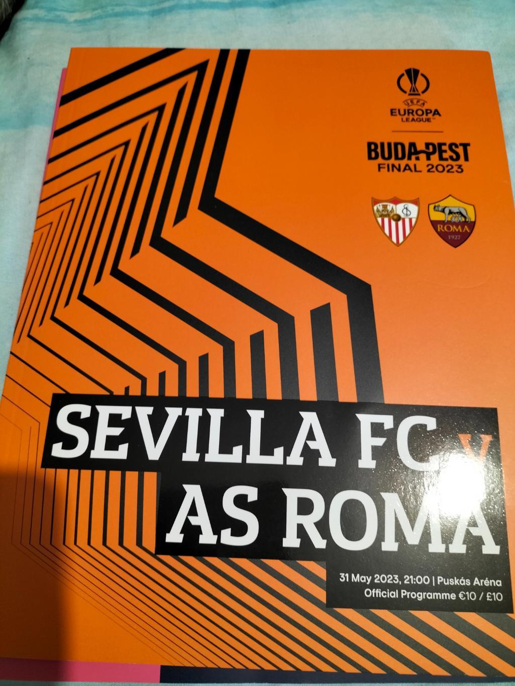 Официальная программа Лиги Европы 2022/23 Севилья -Рома.
