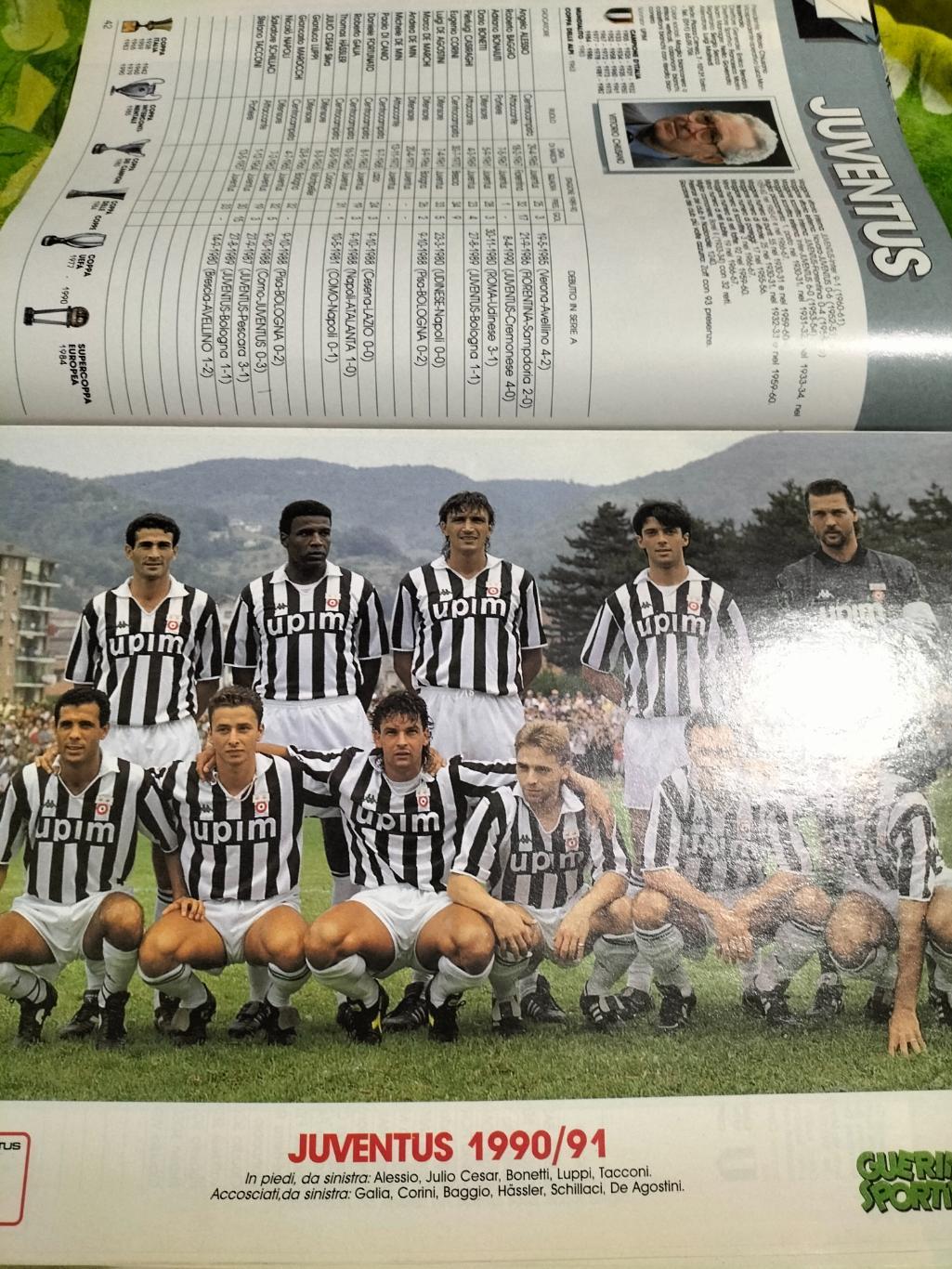 Calcioitalia представление к сезону 90-91 года. 2