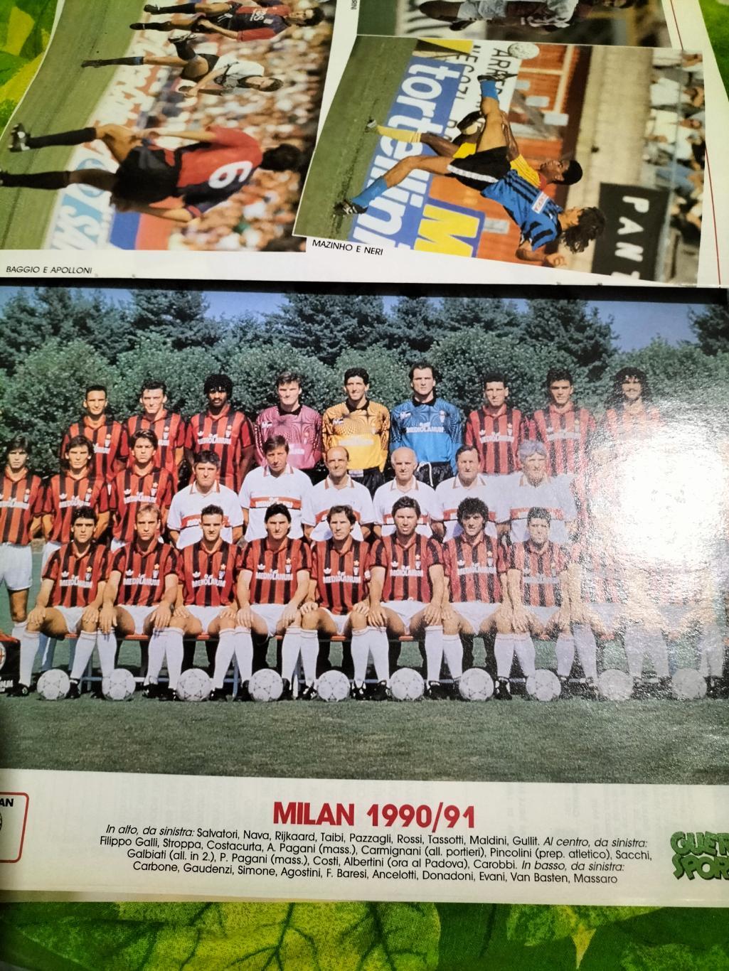 Calcioitalia представление к сезону 90-91 года. 6
