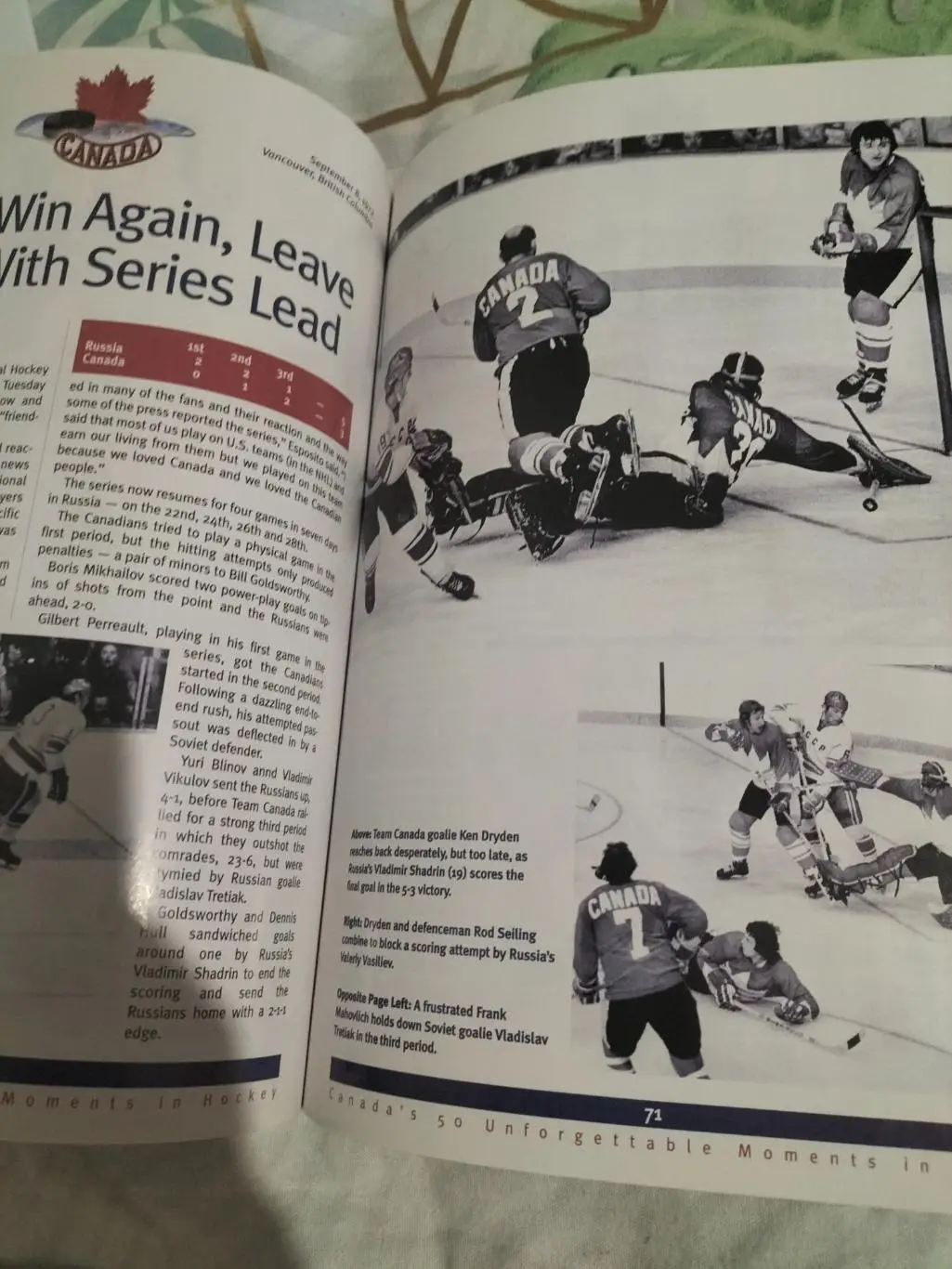 Лучшие моменты в Канаде -хоккейные истории. 6