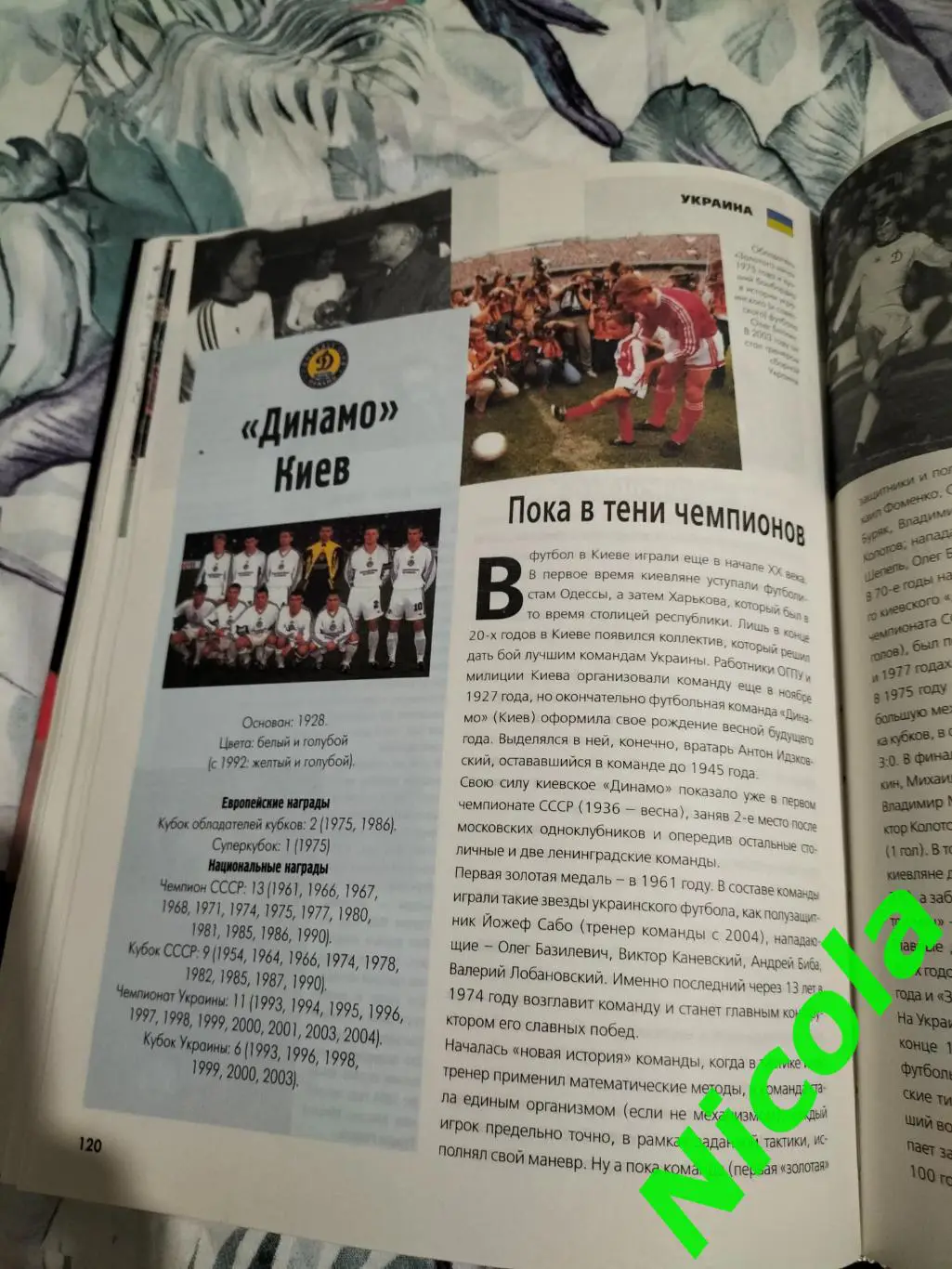 ФотокнигаВсе легендарные клубы мира,автор Тьери Ролан. 7