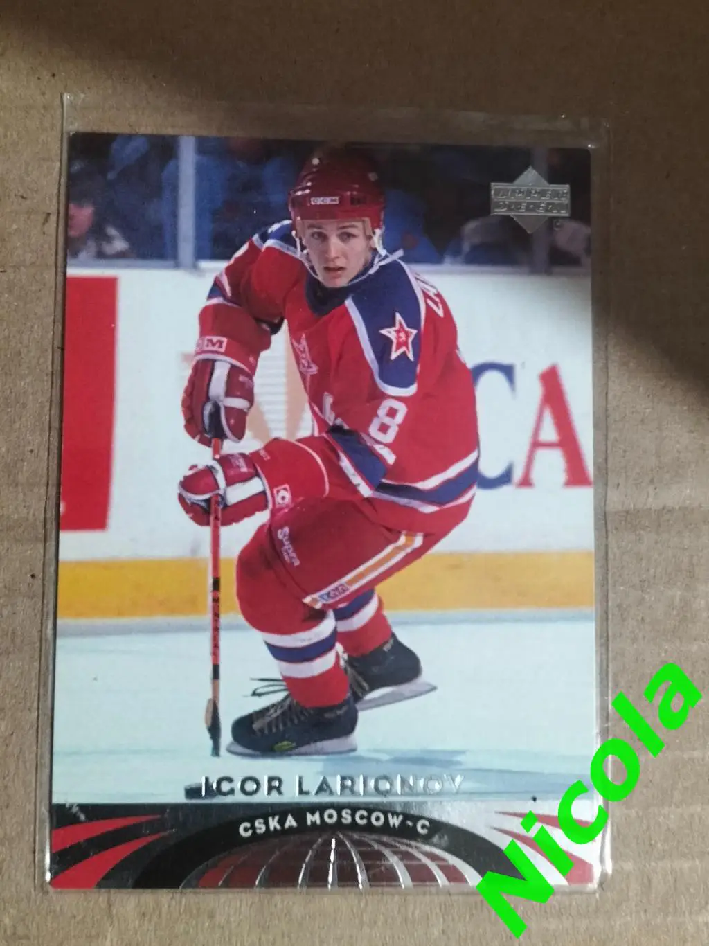 Карточка НХЛ Игорь Ларионов ЦСКА,Москва №87