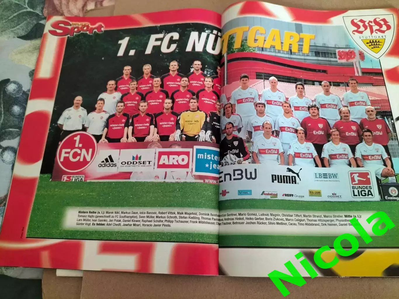 Журнал Bravo Sport(Германия) №19 2005 по футболу. 6