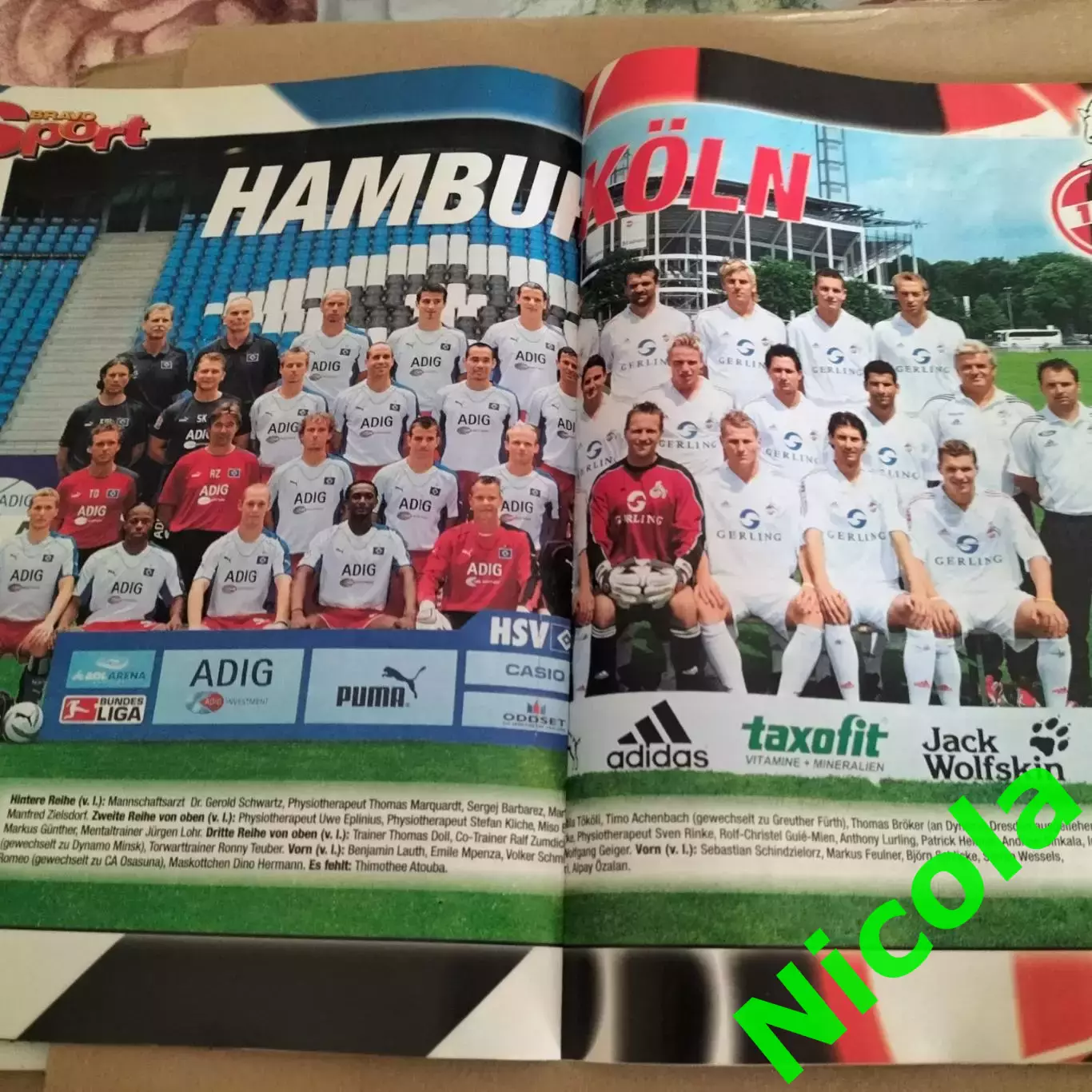 Журнал Bravo Sport(Германия) №19 2005 по футболу. 7