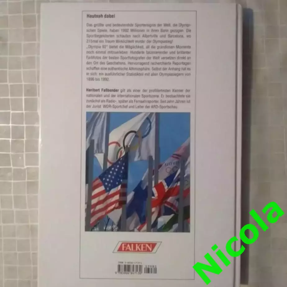 Фотоальбом OLYMPIA 92 LIVE Barselona Albertville /H.Fassbender 1